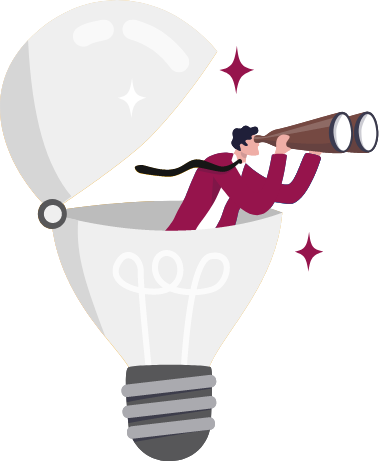 Illustration in bulb